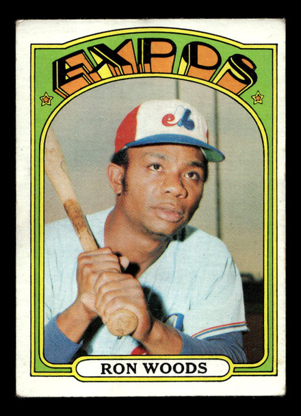 1972 Topps Ron Woods #82 Montreal Expos Low Grade - Creases - Front