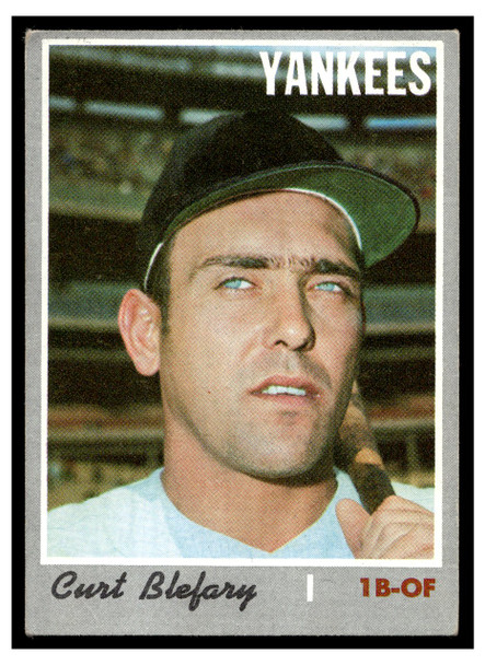 1970 Topps Baseball Curt Blefary #297 VG-EX front of card