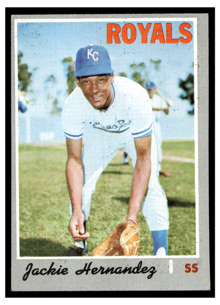 1970 Topps Baseball Jackie Hernandez #686 VG-EX front of card