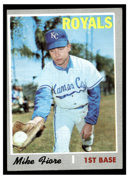 1970 Topps Baseball Mike Fiore #709 VG-EX front of card