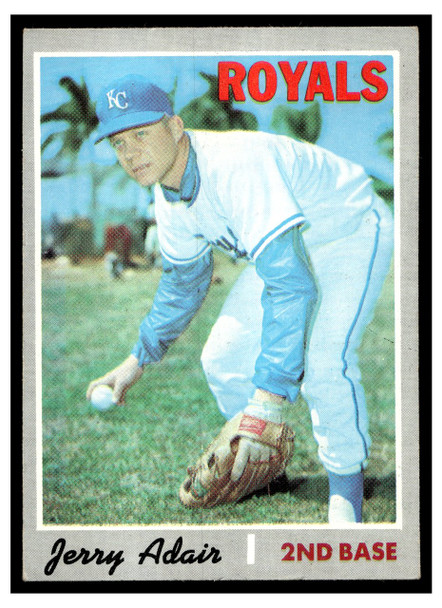 1970 Topps Baseball Jerry Adair #525 VG-EX front of card