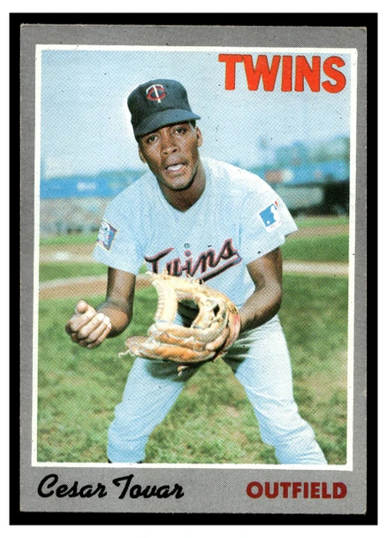 1970 Topps Baseball Cesar Tovar #25 VG front of card