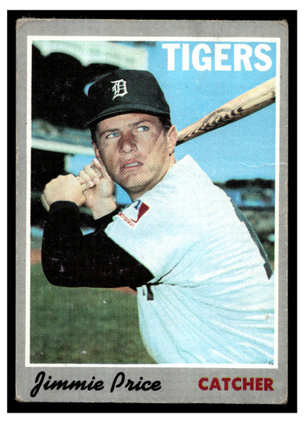 1970 Topps Baseball Jimmie Price #129 VG front of card
