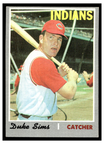 1970 Topps Baseball Duke Sims #275 VG front of card
