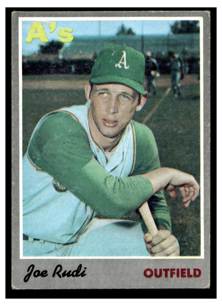 1970 Topps Baseball Joe Rudi #102 VG-EX front of card