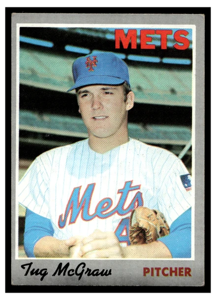 1970 Topps Baseball Tug McGraw #26 VG front of card
