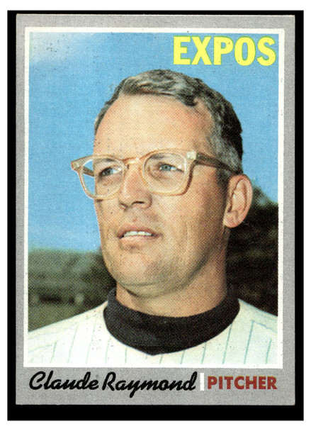 1970 Topps Baseball Claude Raymond #268 VG front of card