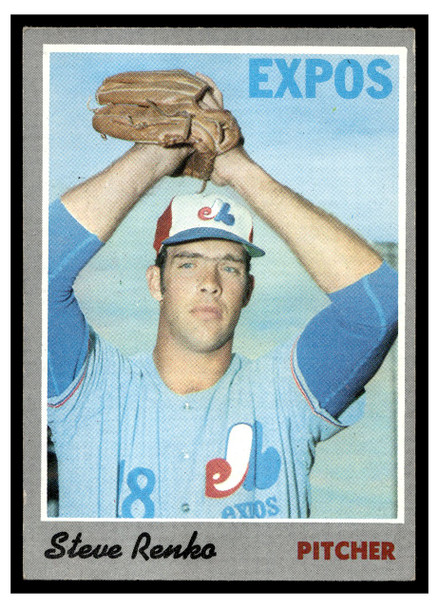 1970 Topps Baseball Steve Renko #87 VG-EX front of card