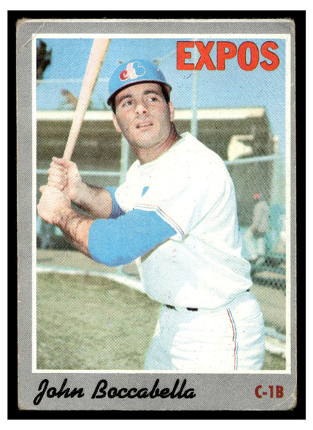 1970 Topps Baseball John Boccabella #19 VG-EX front of card
