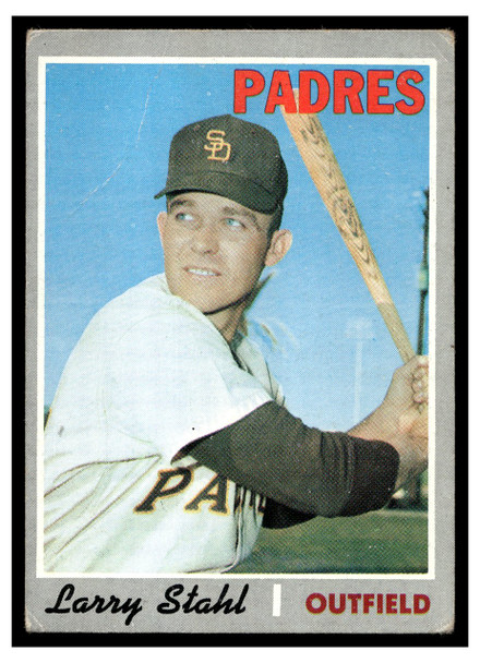 1970 Topps Baseball Larry Stahl #494 VG front of card