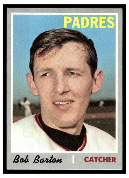 1970 Topps Baseball Bob Barton #352 VG-EX front of card
