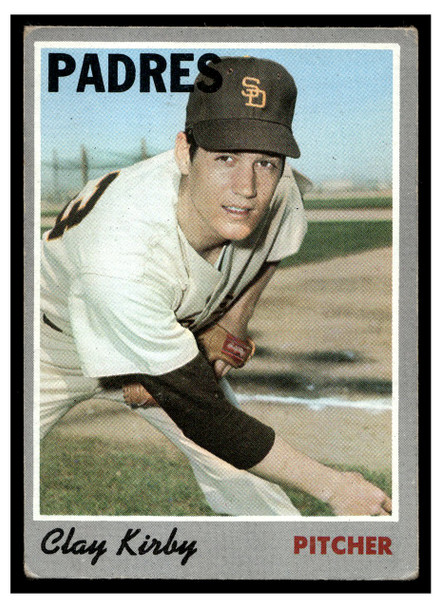 1970 Topps Baseball Clay Kirby #79 VG front of card