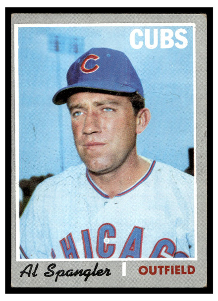1970 Topps Baseball Al Spangler #714 VG-EX front of card