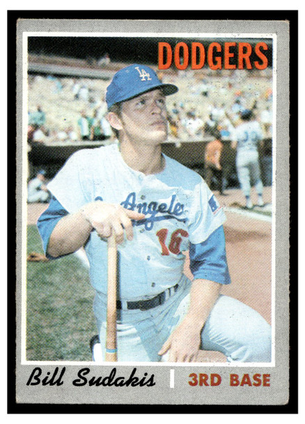 1970 Topps Baseball Bill Sudakis #341 VG front of card