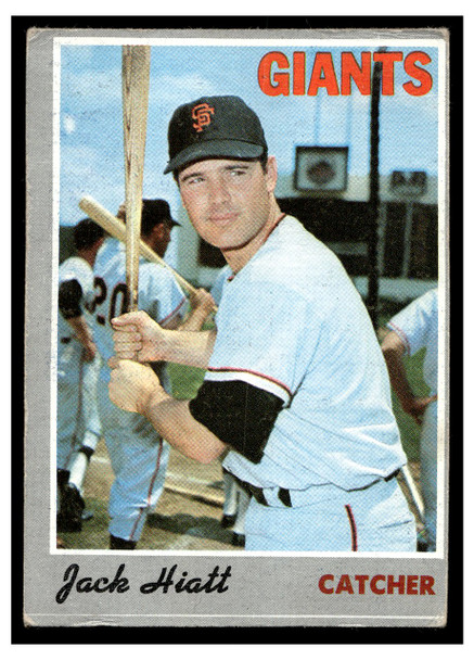 1970 Topps Baseball Jack Hiatt #13 VG-EX front of card