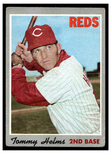 1970 Topps Baseball Tommy Helms #159 VG front of card