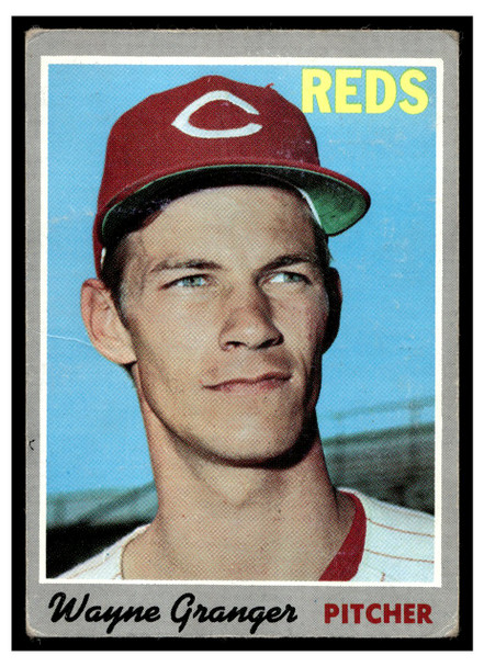 1970 Topps Baseball Wayne Granger #73 VG front of card