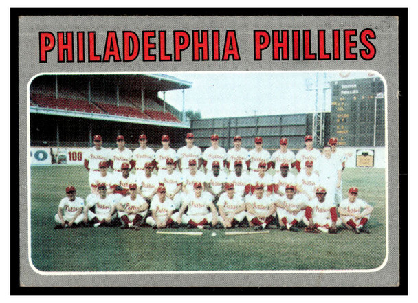 1970 Topps Baseball Philadelphia Phillies #436 Team Card VG-EX front of card