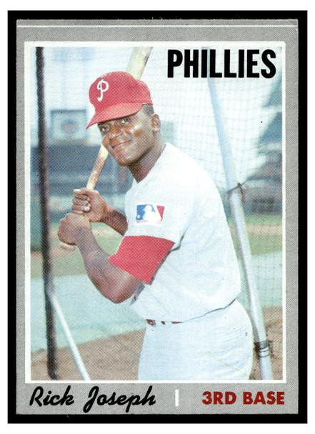 1970 Topps Baseball Rick Joseph #186 VG-EX front of card
