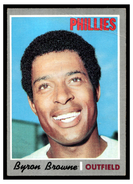 1970 Topps Baseball Byron Browne #388 VG-EX front of card
