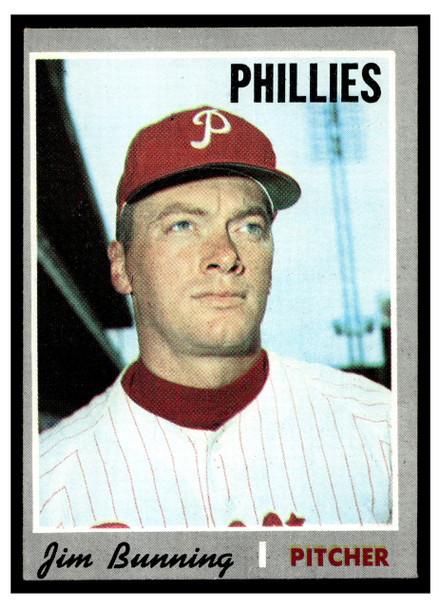 1970 Topps Baseball Jim Bunning #403 VG-EX front of card