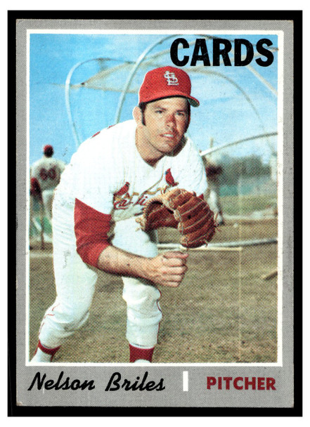 1970 Topps Baseball Nelson Briles #435 VG front of card