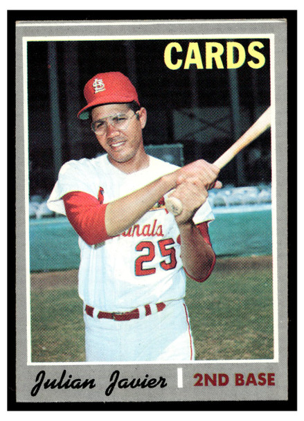 1970 Topps Baseball Julian Javier #415 VG front of card
