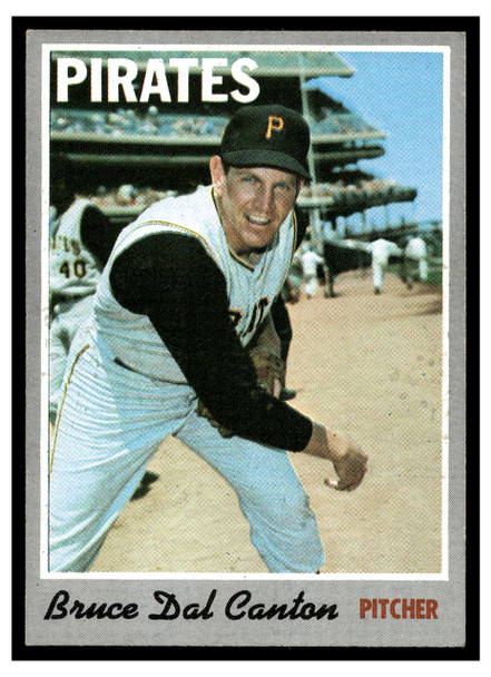 1970 Topps Baseball Bruce Dal Canton #52 VG front of card