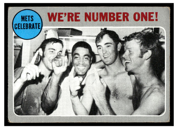 1970 Topps Baseball We're Number One #198 League Playoff VG front of card