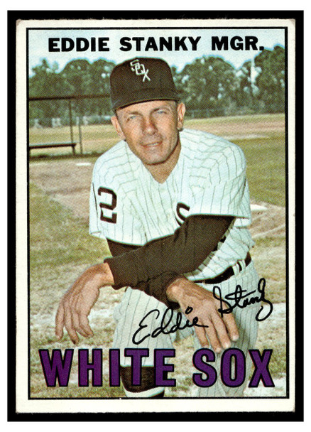 1967 Topps Baseball Eddie Stanky #81 Manager VG-EX front of card