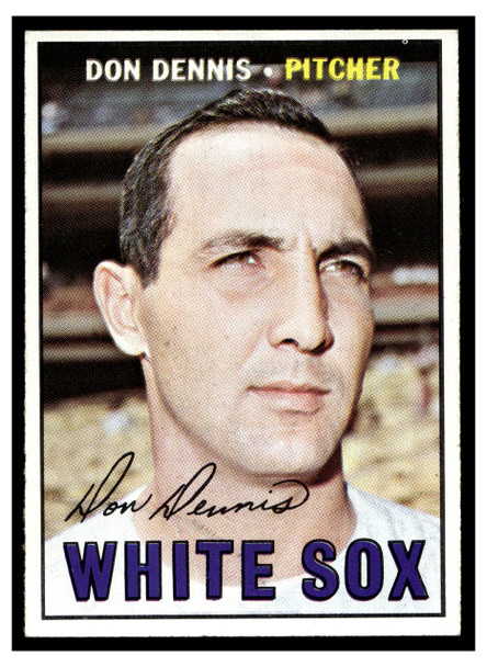 1967 Topps Baseball Don Dennis #259 VG-EX front of card