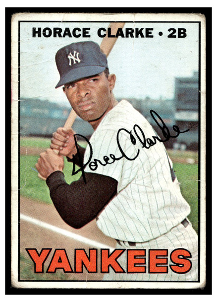 1967 Topps Baseball Horace Clarke #169 Low Grade - Creases front of card