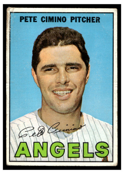 1967 Topps Baseball Pete Cimino #34 VG-EX front of card