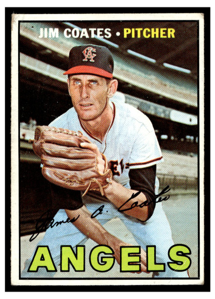 1967 Topps Baseball Jim Coates #401 VG front of card