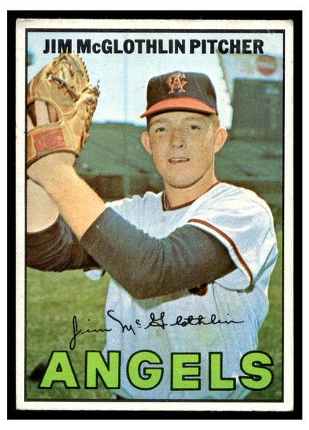 1967 Topps Baseball Jim McGlothlin #19 VG-EX front of card