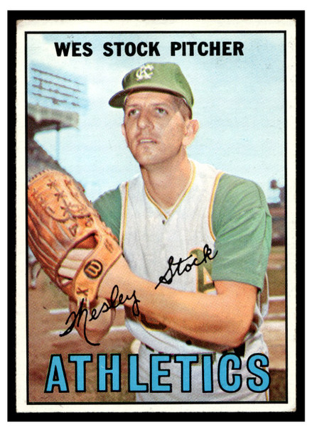 1967 Topps Baseball Wes Stock #74 VG front of card