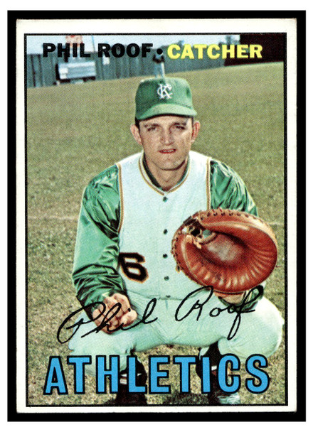 1967 Topps Baseball Phil Roof #129 VG front of card