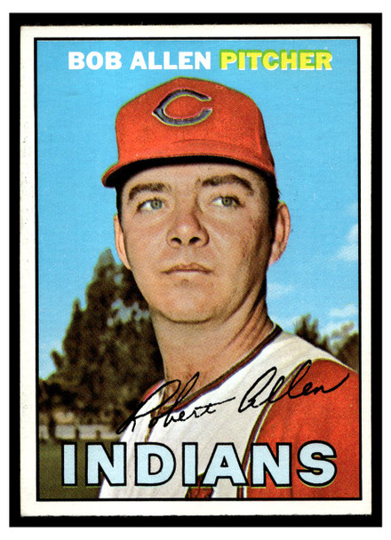 1967 Topps Baseball Bob Allen #24 VG-EX front of card