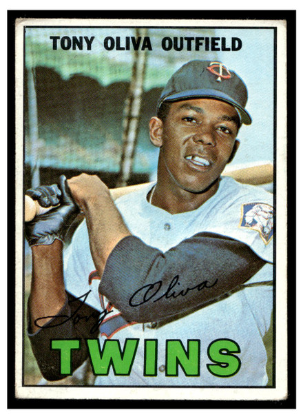 1967 Topps Baseball Tony Oliva #50 HOF VG-EX front of card