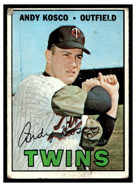 1967 Topps Baseball Andy Kosco #366 VG-EX front of card