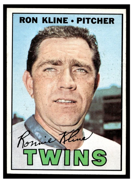 1967 Topps Baseball Ron Kline #133 VG-EX front of card