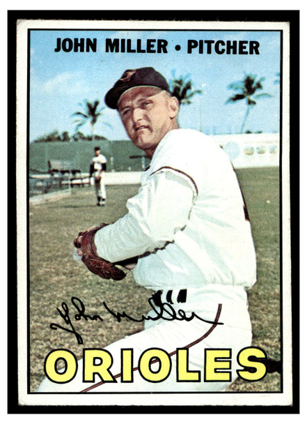 1967 Topps Baseball John Miller #141 VG-EX front of card