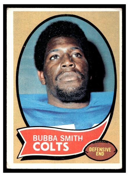 1970 Topps Bubba Smith #114 Low Grade - Creases front of card