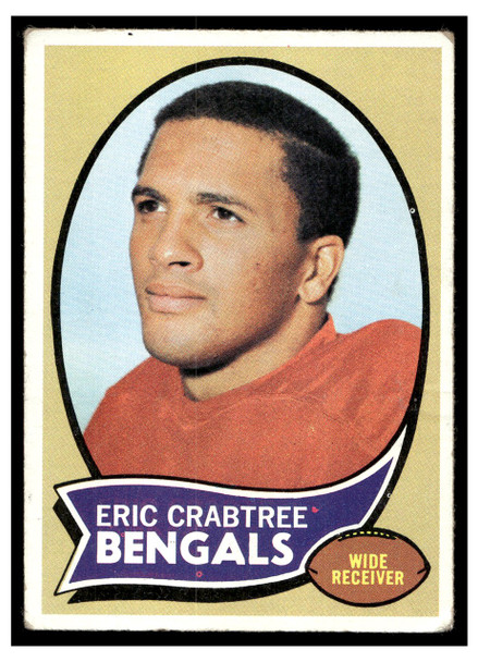 1970 Topps Eric Crabtree #58 Good front of card