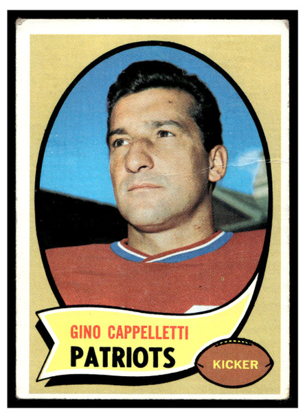 1970 Topps Gino Cappelletti #7 Low Grade - Creases front of card