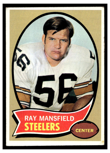 1970 Topps Ray Mansfield #107 Low Grade - Marks front of card