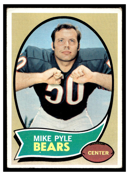 1970 Topps Mike Pyle #37 Low Grade - Marks front of card