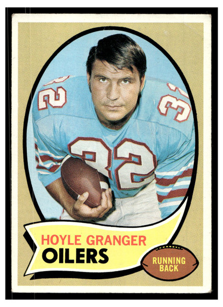 1970 Topps Hoyle Granger #155 Low Grade - Creases front of card