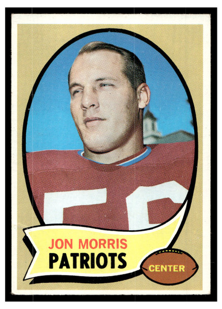 1970 Topps Jon Morris #214 VG front of card