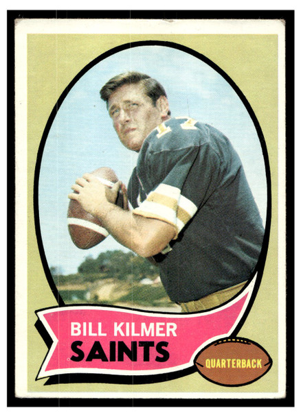 1970 Topps Bill Kilmer #166 VG-EX front of card
